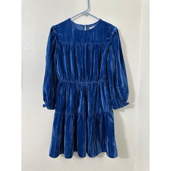 ZARA velvet girl dress size 13-14 - Picture 1 of 9